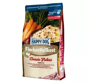 Сухой корм Happy Dog Flocken Vollkost для цуценят та дорослих собак у вигляді пластівців 10 кг