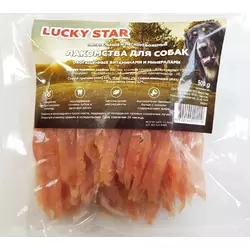 М'які смужки в'яленого м'яса курки 500 г Lucky Star PM015