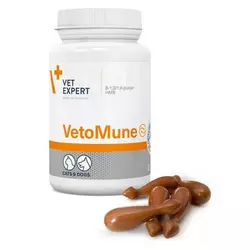Кормова добавка Vetomune (ВетоМун) харчова добавка для підтримки імунітету в собак і кішок 60 капсул (термін до 01.2026 р)