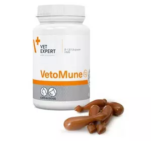Кормова добавка Vetomune (ВетоМун) харчова добавка для підтримки імунітету в собак і кішок 60 капсул (термін до 01.2026 р)