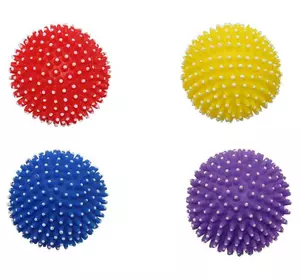 Іграшка вінілова М'яч з шипами різнокольорові 9,5 см EV028 ZooMax