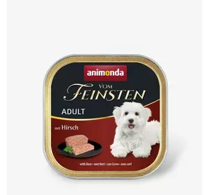 Вологий корм Animonda Vom Feinsten для дорослих собак, з олениною, 150 г