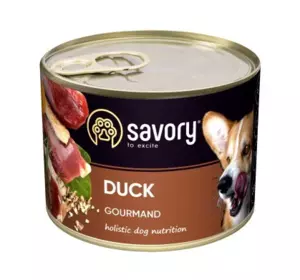 Консерви для собак Сейворі Savory Dog Gourmand з качкою, 400 г