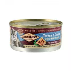Вологий корм Carnilove Turkey & Salmon для котів, індичка та лосось, 100 г