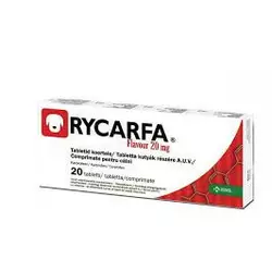 Рікарфа 20 мг упаковка №20 таблеток зі смаком м'яса для собак KRKA (Словенія)
