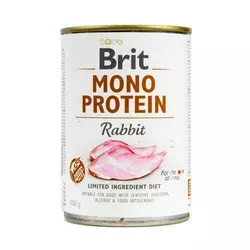 Вологий корм Brit Mono Protein Rabbit для собак, з кроликом, 400 г