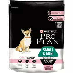 Сухий корм Pro Plan Small & Mini для собак малих порід із чутливою шкірою з лососем, 700 г