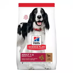 Корм для дорослих собак Хіллс Hills SP Adult Medium 2.5 кг з ягням і рисом