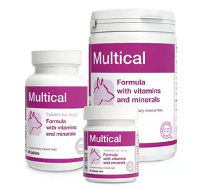 Вітамінно-мінеральна добавка для собак Multical Mini, 90 таб.