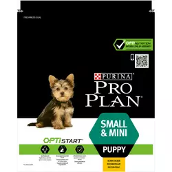 Сухий корм Purina Pro Plan Puppy Small and Mini Optistart для цуценят дрібних і карликових порід 700 г