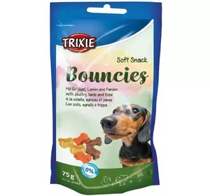 Trixie (TX-31493) Premio Bouncies ласощі для собак кісточки з ягням, птицею та шлунком 75 г