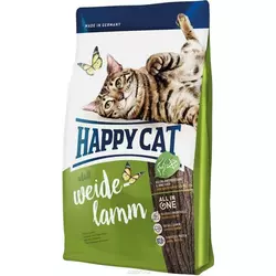 Happy Cat Supreme Weide Lamm - корм для дорослих кішок з ягням, 10 кг