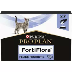 Додатковий корм для дорослих кішок і кошенят Purina Pro Plan FortiFlora Feline Probiotic 7 шт по 1 г
