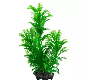 Декорація для акваріума Tetra DecoArt Plantastics рослина з обважнювачем «Green Cabomba» M 23 см (пластик)