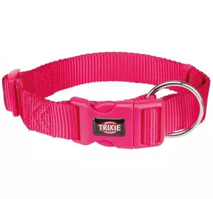 Нашийник для собак Trixie Premium нейлон рожевий XXS-XS 15-25см/10мм