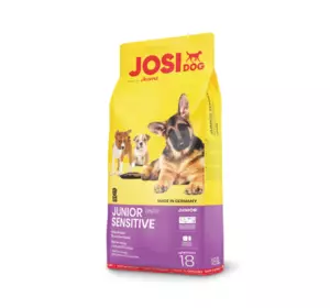 Сухий корм Josera JosiDog Junior Sensitive (ЙозіДог Юніор Сенсітів) для цуценят з чутливим травленням, 18 кг