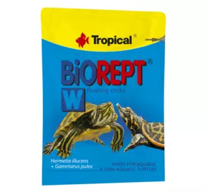 Сухий корм Tropical Biorept W для водоплавних черепах, 20 г (гранули)