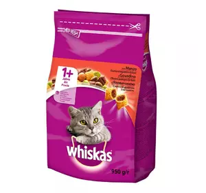 Сухий корм Whiskas (Віскас) для дорослих кішок з яловичиною, 800 г