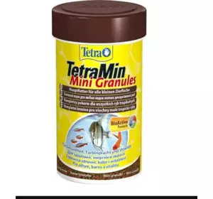Сухий корм для акваріумних риб Tetra в гранулах «TetraMin Granules» 250 мл (для всіх акваріумних риб)