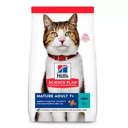 Hills Science Plan Feline Mature Adult 7+ Tuna Сухий корм для кішок з тунцем / 1,5 кг