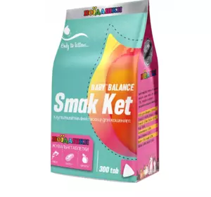 "Smak Ket" - мультивітамінні ласощі для кошенят, 300 таблеток (Круг)