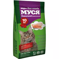 Корм для кішок Муся 10 кг класік