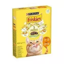 Сухий корм Фріскіс Friskies для котів з куркою та овочами 300 г
