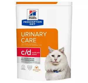 Hill's Prescription Diet c/d Multicare Stress корм для кішок з куркою 1,5 кг