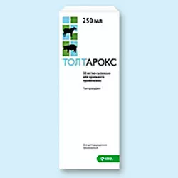 Толтарокс 5% (толтразурил) суспензія орального застосування 250 мл, КРКА