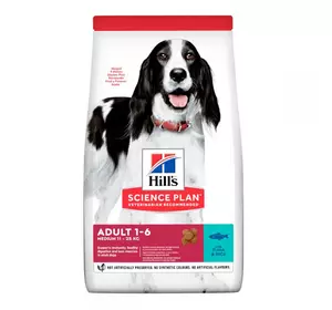 Корм для собак Хіллс Hills SP Adult Medium з тунцем і рисом сухий корм для середніх порід собак 12 кг