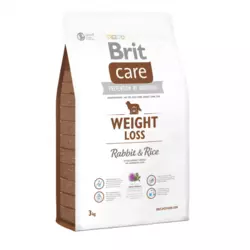 Сухий корм для собак із зайвою вагою Бріт Brit Care Weight Loss Rabbit & Rice 3 кг