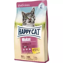 Сухий корм Happy Cat Minkas Sterilised для стерилізованих кішок з птицею, 500 г