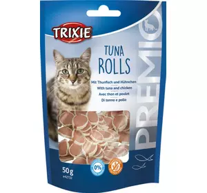Ласощі для кішок Trixie TX-42732 PREMIO Tuna Rolls з тунцем і куркою 50 г