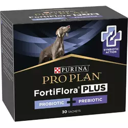 Пробіотик для дорослих собак та цуценят Purina Pro Plan FortiFlora Plus для підтримки нормальної міклофлори кишечника 30 шт по 2 г