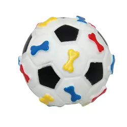 Іграшка вінілова футбольний М'яч з кісточкою 7 см EV070 ZooMax