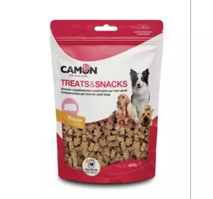 "Camon Treats & Snacks" - ласощі для дресирування собак "Зірочки" свинина та кальцій, 450г