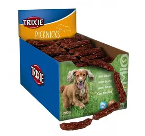 Упаковка ласощів для собак Trixie 2754 Сосиски м'ясо бізону 200 шт