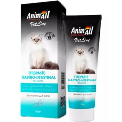 AnimAll Gastro-Intestinal фітопаста для нормалізації роботи ШКТ котів, 100 г