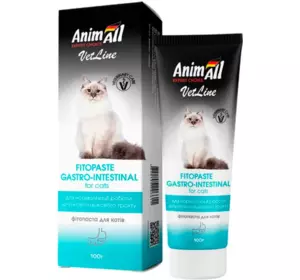 AnimAll Gastro-Intestinal фітопаста для нормалізації роботи ШКТ котів, 100 г