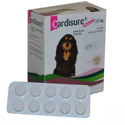 Кардишур 1.25 мг. 10 табл. (Cardisure) аналог Ветмедин