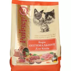 Сухий корм "Ройчер Оптимальний" для котів, 400 гр