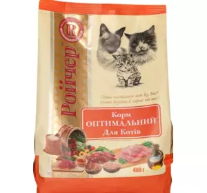 Сухий корм "Ройчер Оптимальний" для котів, 400 гр