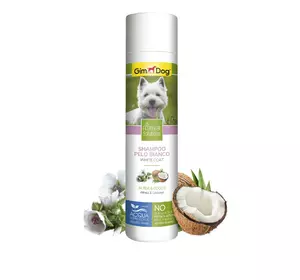 GimDog Natural Solutions шампунь 250 мл для собак з білою шерстю