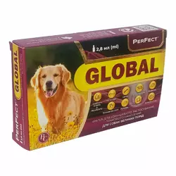 Краплі протипаразитарні PerFect Global для собак (1 шт. - 2.8 мл), Ветсинтез