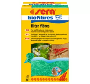 Наповнювач для фільтрів грубого очищення (велика фракція) Sera biofibres coarse 40 г