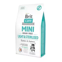 Сухий корм Бріт Brit Care Grain Free Mini Light & Sterilised для стерилізованих собак 2 кг