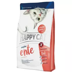 Сухий корм Happy Cat Sensitive Ente для кішок з чутливим травленням з качкою, 1.4 кг