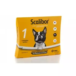 Scalibor (Скалібор) 48 см - нашийник від бліх та кліщів для собак, захист діє до 6 місяців, MSD (термін до 08.2023р)