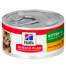 Hill's SCIENCE PLAN Kitten Вологий Корм для кошенят з куркою - 82 г