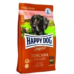 Happy Dog Toscana сухий корм для кастрованих собак та собак з надмірною вагою (качка, лосось), 12,5 кг